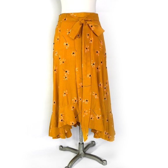 Faithfull the Brand Kamares Midi Skirt Botany Prin - Picture 2 of 13